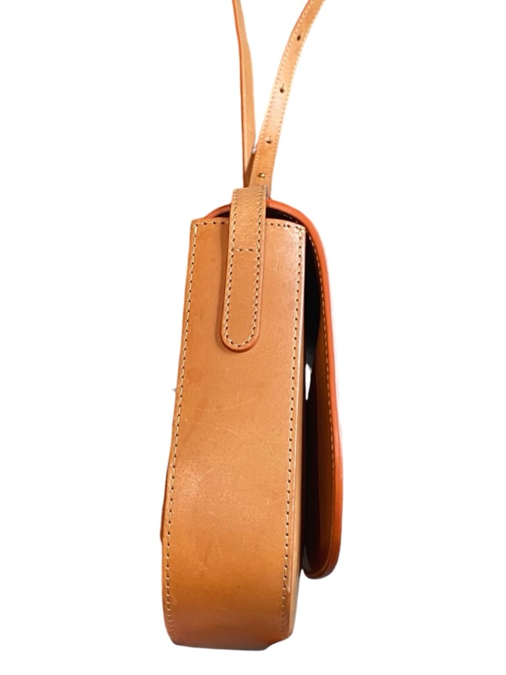 Mansur Gavriel Classic Crossbody Italian Leather Flap Front Crossbody Bag - Picture 7 of 10